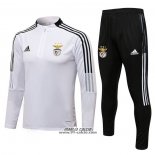 Tuta da Track Felpa Benfica 2021-2022 Bianco