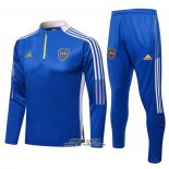 Tuta da Track Felpa Boca Juniors 2021-2022 Blu
