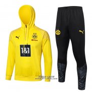 Tuta da Track Felpa Borussia Dortmund 2023-2024 Giallo e Nero