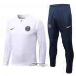 Tuta da Track Felpa Paris Saint-Germain 2022-2023 Bianco