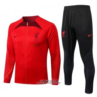 Tuta da Track Giacca Liverpool 2022-2023 Rosso