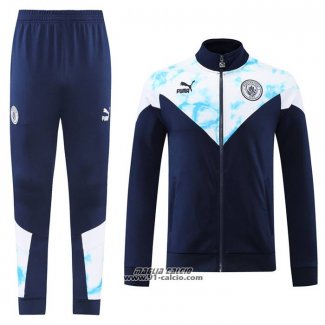 Tuta da Track Giacca Manchester City 2022-2023 Blu